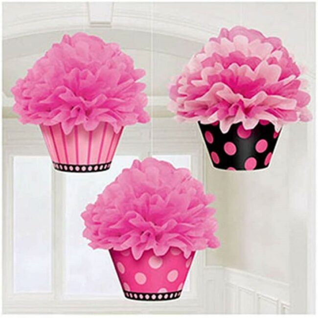 TISSUE PUFF CUPCAKE 26CM 3PCS