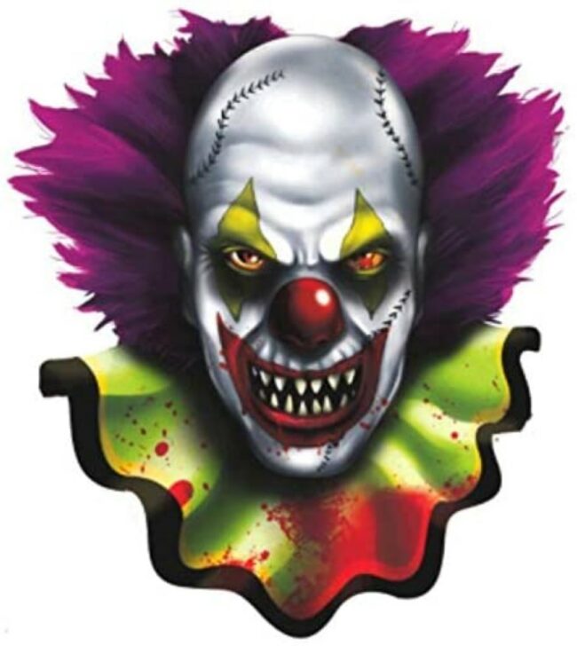 PAPER CUTOUT CREEPY CARNEVIL 38CM