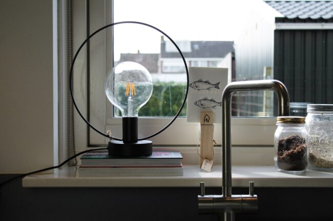 METAL ROUND LAMP 30X11X35CM