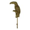 WALL HOOK TOUCAN GOLD 6 X 2 X 16 CM
