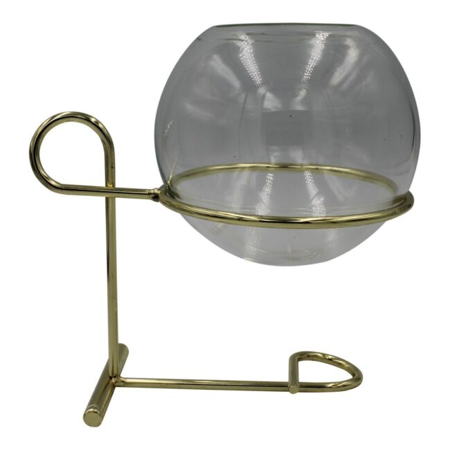 GOLDEN VASE BOWL 18 X 12 X 18CM