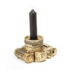 CANDLE HOLDER CAMERA GOLD 11X6X7CM