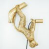 HANGING MONKEY LAMP GOLD 23X36X11CM