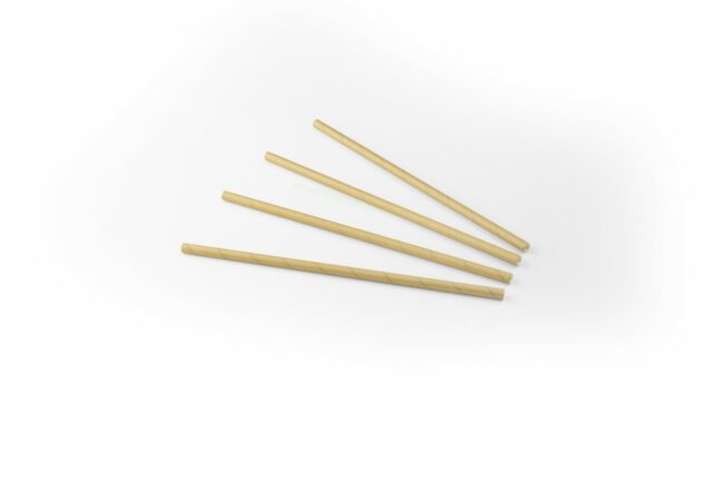 STRAIGHT PAPER STRAW KRAFT D6mmX20CM 200PCS