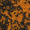 MINI SUGAR PEARLS ORANGE & BLACK 100G - Image 2