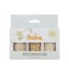 WHITE SUGAR PEARLS  &  NONPAREILS  80GR