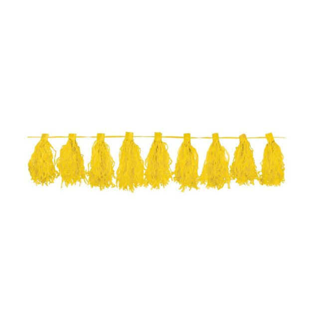 TASSEL GARLAND YELLOW 3MT