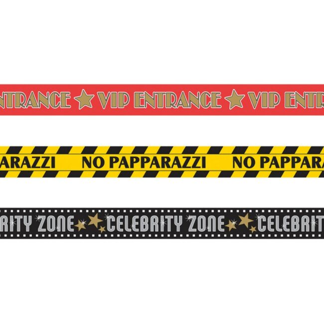 PARTY TAPE HOLLYWOOD 914CM - 3PCS