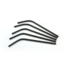 FLEXIBLE STRAW PAPER BLACK 0,6X21CM 200PCS