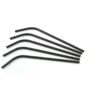 FLEXIBLE STRAW PAPER BLACK 0,6X24CM 200PCS