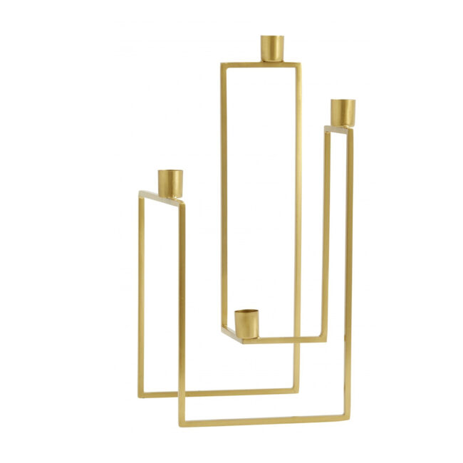 ORA CANDLE HOLDER BRASS FOR 4 CANDLES