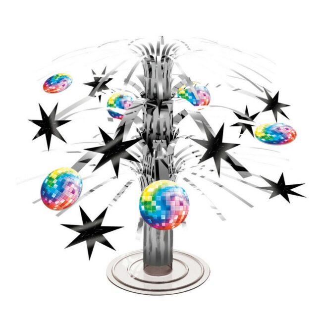 MINI CASCADE CENTERPIECE DISCOFEVER 70'S 19CM