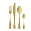SET OF 4 GOLD CUTLERY