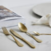 SET OF 4 GOLD CUTLERY - Image 2