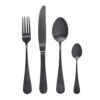SET OF 4 BLACK CUTLERY