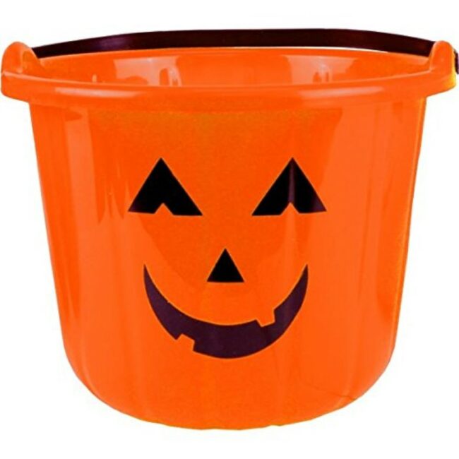 PUMPKIN BUCKET 16X22CM