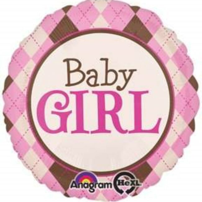 ARGYLE BABY GIRL 10CM