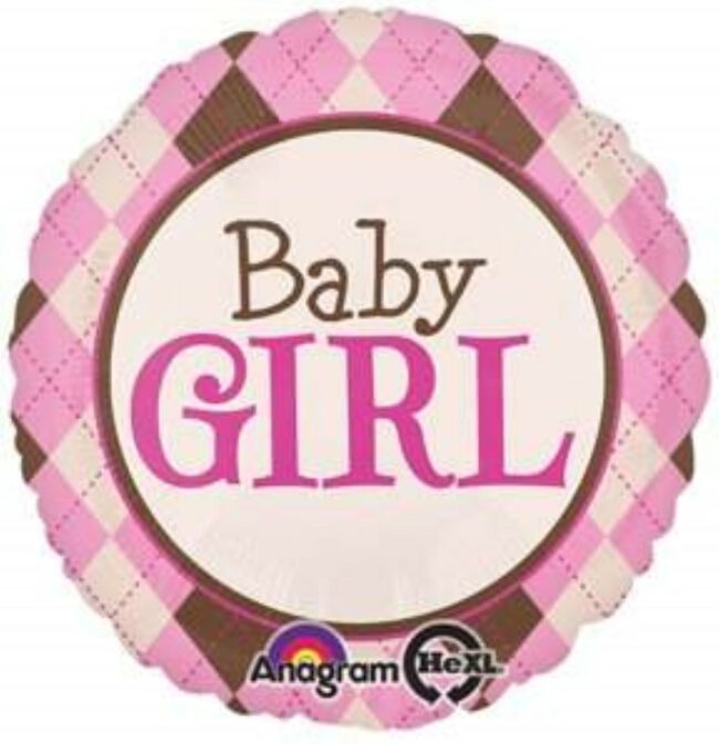 ARGYLE BABY GIRL 10CM