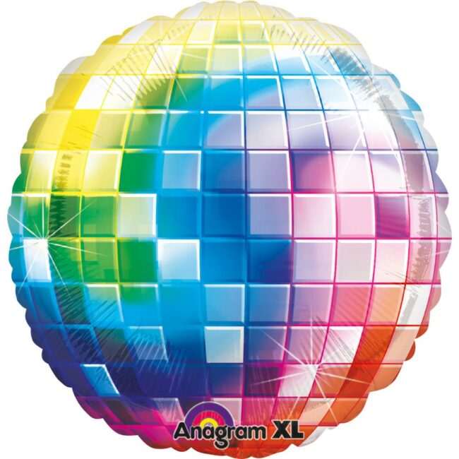 JUMBO DISCO FEVER 70'S FOIL BALLOON P33 81X81CM