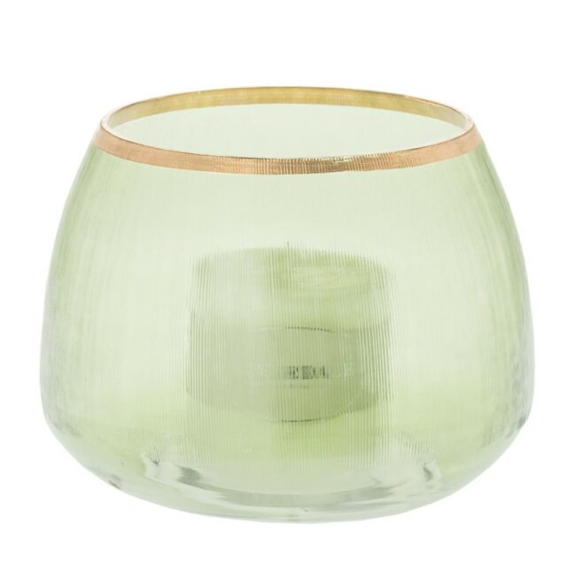 VOTIVE LIGHT BLAIR GREEN 19CM
