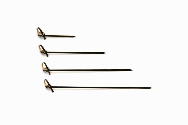 KNOT PICK BAMBOO BLACK 200PCS