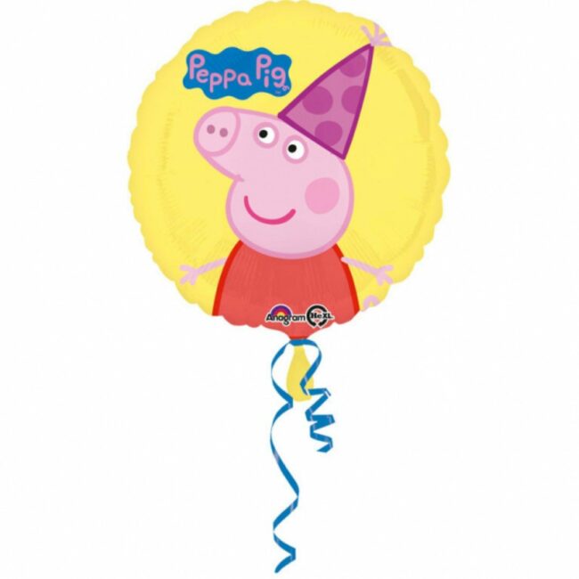 STANDARD PEPPA PIG ROUND FOIL BALLOON S60 - 43CM