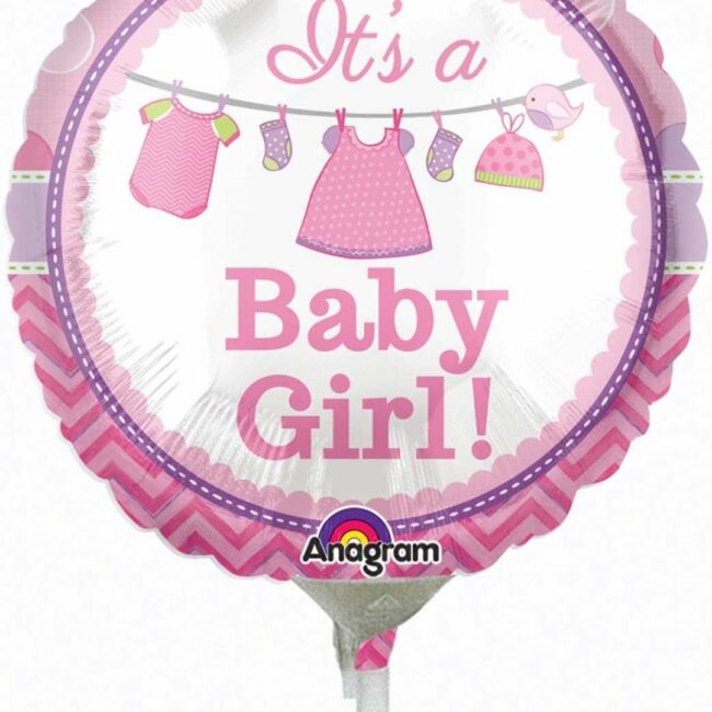 WITH LOVE GIRL FOIL BALLOON  A15