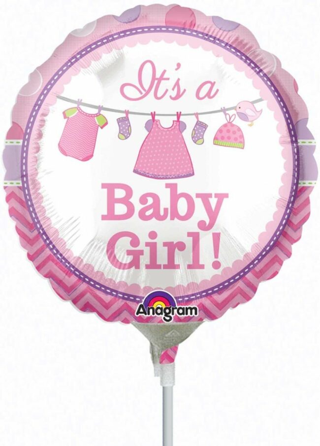 WITH LOVE GIRL FOIL BALLOON  A15