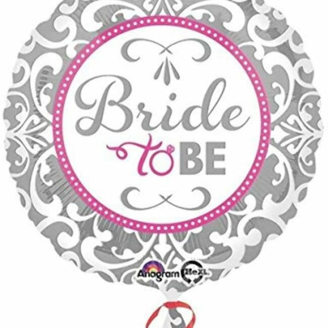 STANDARD BRIDE TO BE FOIL BALLOON ROUND S40
