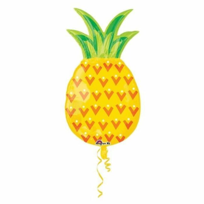 SUPER SHAPE PINEAPPLE PLASTIC FOIL BALLOON P35 - 43X78 CM