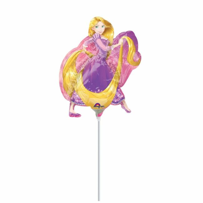 MINI SHAPE RAPUNZEL FOIL BALLOON 22X27CM