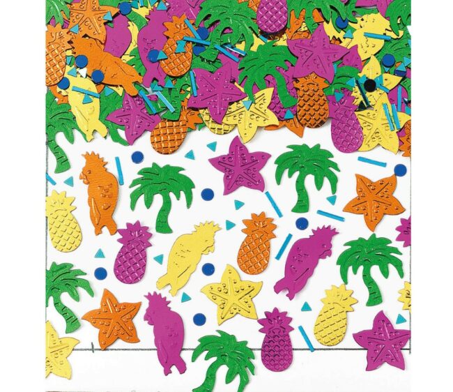 CONFETTI ISLAND PARTY METALLIC 14G