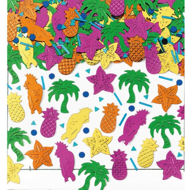 CONFETTI ISLAND PARTY METALLIC 14G