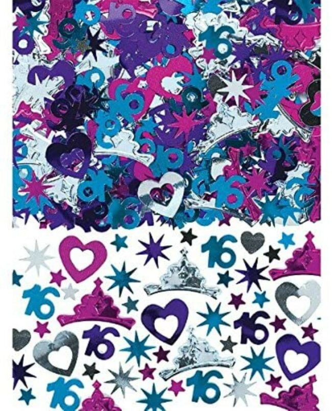 CONFETTI NUMBER 16 MEGA VALUE 34G