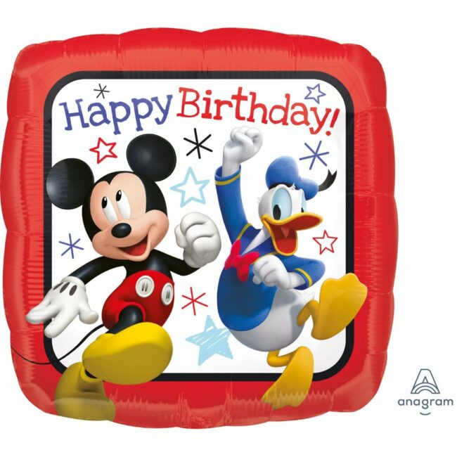 MICKEY ROADSTER RACERS HAPPY B-DAY FOIL BALLOON S60 - 43CM