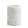MUG FOR TOOTHBRUSH WHITE MARBLE 8X10CM