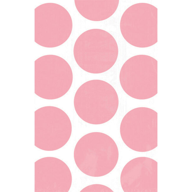FAVOR BAGS DOT NEW PINK 11.3X17.7CM - 10PCS