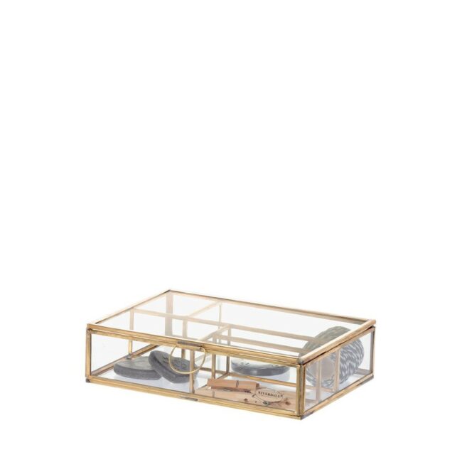 COLLECTION BOX TREASURE GOLD 21CM