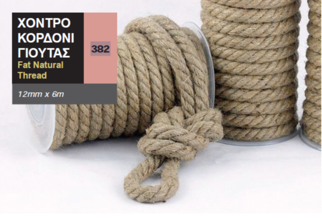 FAT NATURAL THREAD 12MMX6MT