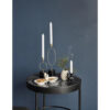 BRASS & IRON CANDLE HOLDER SMALL CIRCLE BLACK 7X19CM - Image 2