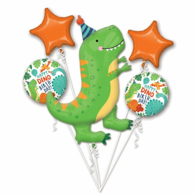 BOUQUET DINO-MITE PARTY FOIL BALLOON P75