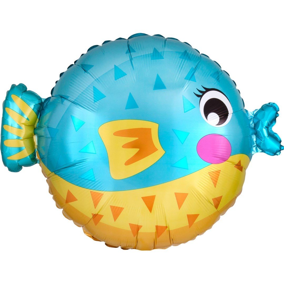 JUNIOR SHAPE PUFFER FISH FOIL BALLOON S50 - Pergamos