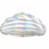 STANDARD SHAPE IRIDISCENT CLOUD FOIL BALLOON S50 - 58X30CM - Image 2