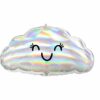 STANDARD SHAPE IRIDISCENT CLOUD FOIL BALLOON S50 - 58X30CM