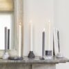 CANDLE HOLDER MARBLE DARK GREY 7X7X7.5CM - Image 3