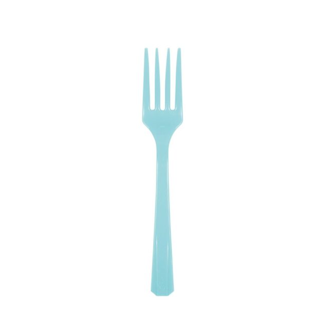 PLASTIC FORKS CARIBBEAN 15.7CM - 10PCS