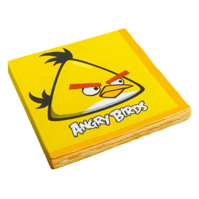 ANGRY BIRDS LUNCH NAPKIN 33CM 16PCS