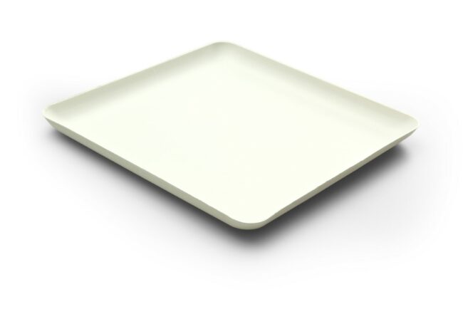 BAGASTRO PLATE SQUARE 200X200X15MM 40PCS