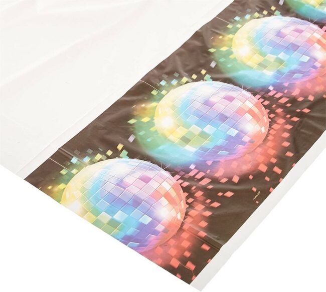 TABLE COVER DISCO FEVER 70'S 136.9X249.9CM
