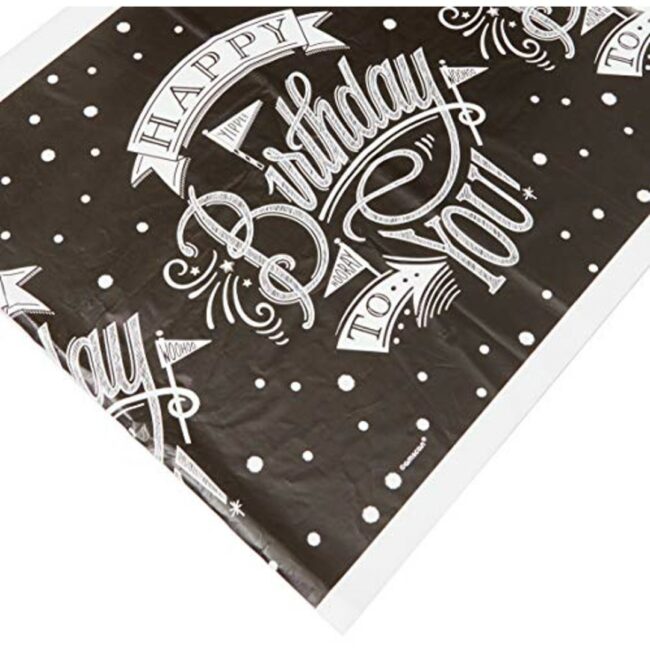 TABLECOVER  PLASTIC HOORAY IT'S YOUR BIRTHDAY 137X259CM